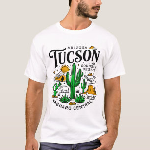 T-shirt Tucson Arizona désert de Sonora Saguaro faune