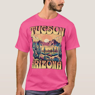 T-shirt Tucson Unisex-Adultes Enfants Blanc Petites Classi