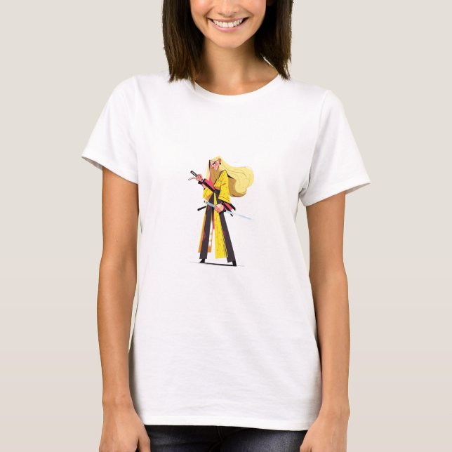 T-shirt Tuer Bill La Mariée (Devant)