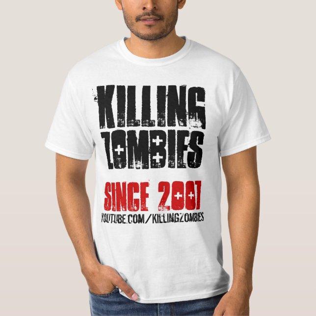 T-shirt Tuer l'est de zombis. 2007 (Devant)