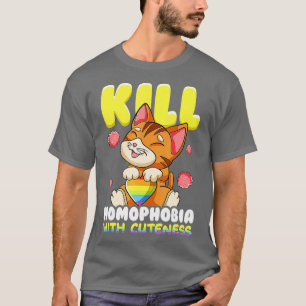 T-shirt Tuer l'homophobie avec égalité grossière 