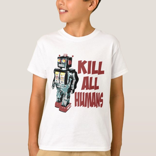 T-shirt Tuer tous les humains (Devant)