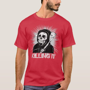 T-shirt Tueur avec humour Faucheur Hommes et Femmes