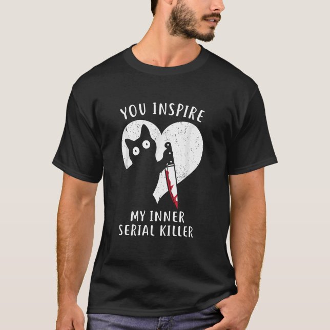 T-shirt Tueur de chats (Devant)