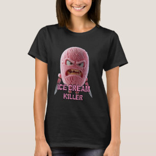 T-shirt Tueur de crème glacée en colère Gangster Grimly Ic