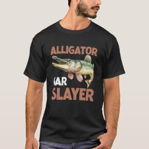 T-shirt Tueur de lépisosté Alligator Pêcheur -