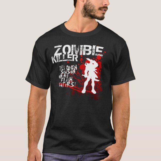 T-SHIRT TUEUR DE ZOMBI (Devant)