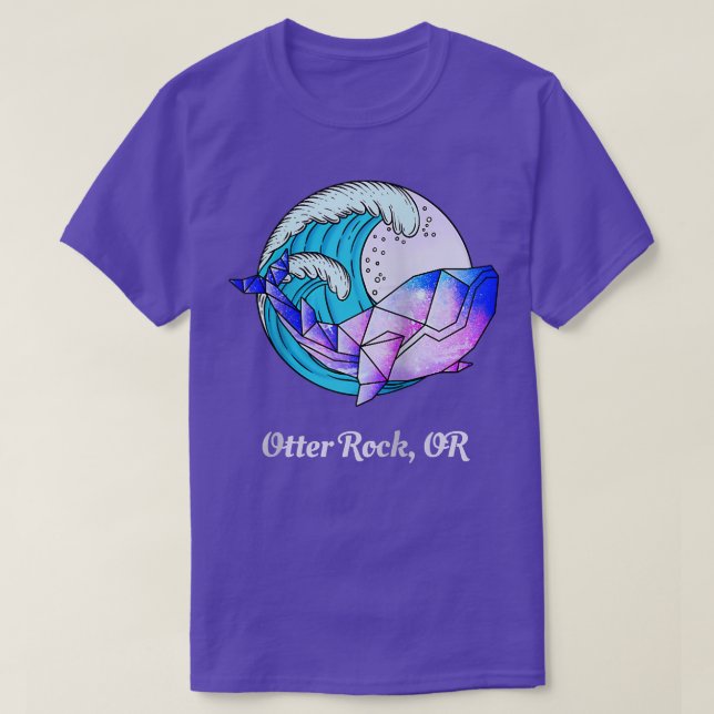T-shirt Tueur Orca géométrique Otter Rock OU Peinture japo (Design devant)