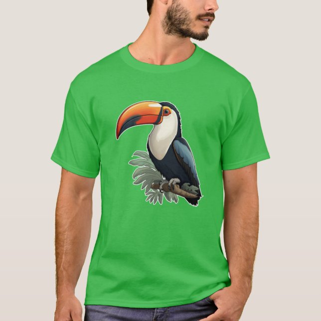 T-shirt Tukan Eotic Bird garçon (Devant)