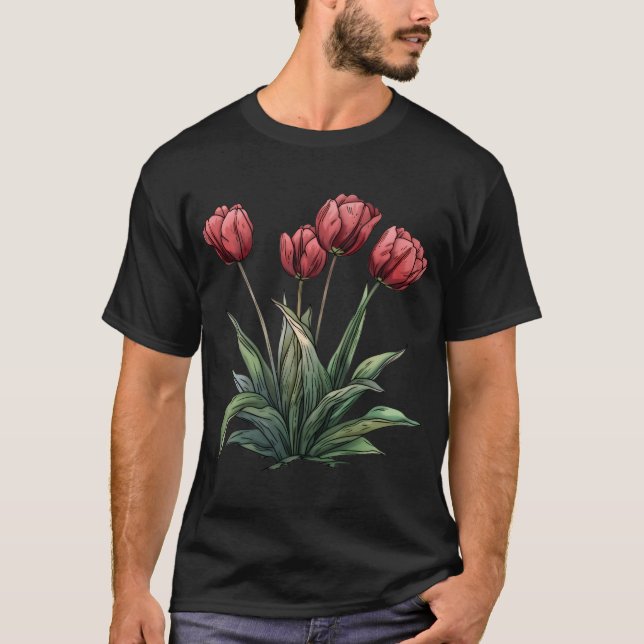 T-shirt Tulipes (Devant)