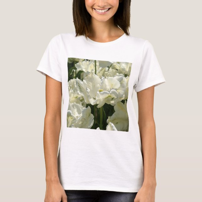 T-shirt Tulipes blanches (Devant)