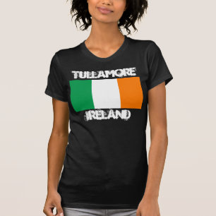 T-shirt Tullamore, Irlande avec drapeau irlandais