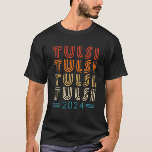 T-shirt Tulsi 2024 Tulsi Gabbard Pour Président 2024 Retro