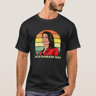 T-shirt Tulsi Gabbard Pour Président 2024 Patriot-Démocr