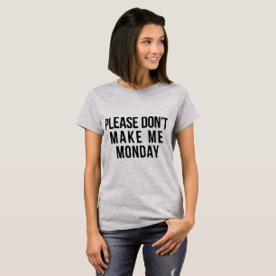 T-shirt Tumblr S'il vous plaît ne me faites pas lu