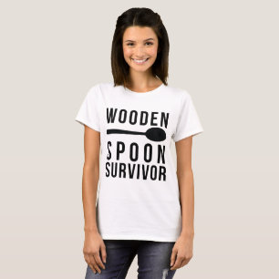 T-shirt Tumblr Survivant de la cuillère en bois