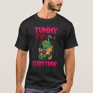 T-shirt Tummy Ache Survivante mal d'estomac