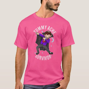 T-shirt Tummy Ache Survivante Stomach Aches Douleur Abdomi