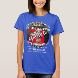 T-shirt Tump Ex Marin Seal Éléphant Combat Cage Pendejo