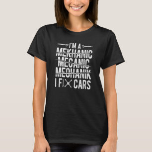 T-shirt Tuner Réparation de voiture Mécanique Outils Tunin