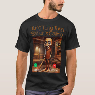 T-shirt Tung Tung Sahur Appelle Un Appel De Réponse Drôle