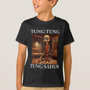 T-shirt Tung Tung Tung Sahur Italien Brainrot mème drôle