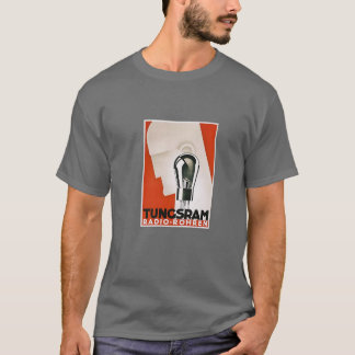 T-shirt Tungsram de tube électronique