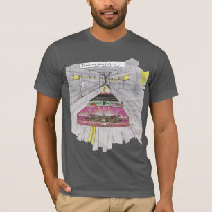T-shirt Tunnel des coupes du côté inférieur est