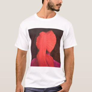 T-shirt Turban rouge dans l'ombre