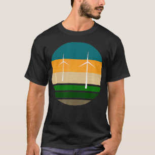 T-shirt Turbine éolien Énergie renouvelable Roue éolien