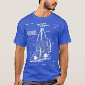 T-shirt Turbo Encabulator Brevet Ingénierie Drôle Joke De