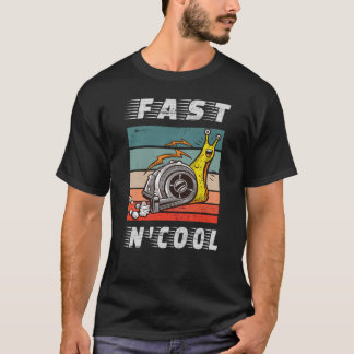 T-shirt Turbo escargot rapide et cool rapide n cool
