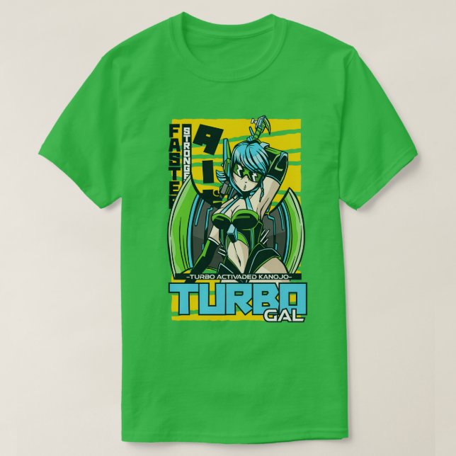 T-SHIRT TURBO GAL WARRIOR (Design devant)