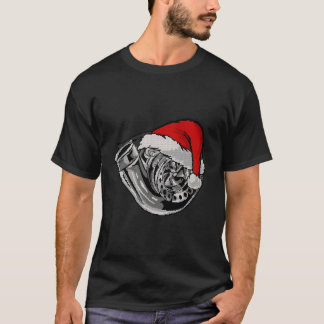 T-shirt Turbo Vilain Voiture de Noël Enthousiaste Racing D