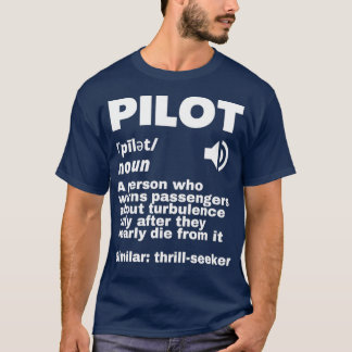T-shirt Turbulence de définition amusante du pilote 2
