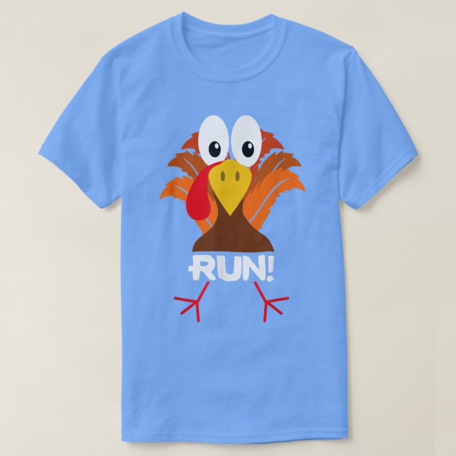 T-shirt Turc Costume Adulte Courir Visage Turquie Trot  (Design devant)