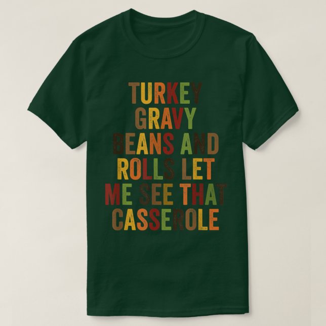 T-shirt Turc Gravé Fèves Et Roulettes Laissez-Moi Voir Cet (Design devant)