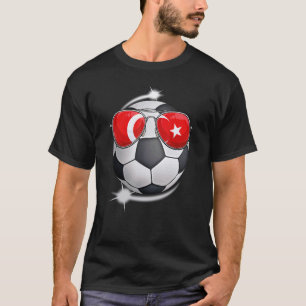 T-shirt Turc Ventilateur de football Sunglass Soccer Turk