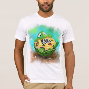 T-shirt Turin et Ladybug jouant aux échecs - Dessin de des
