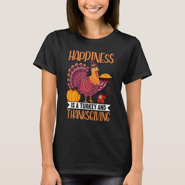T-shirt Turkey And Thanksgiving Thanks Giving  Thanksgivin (Devant)