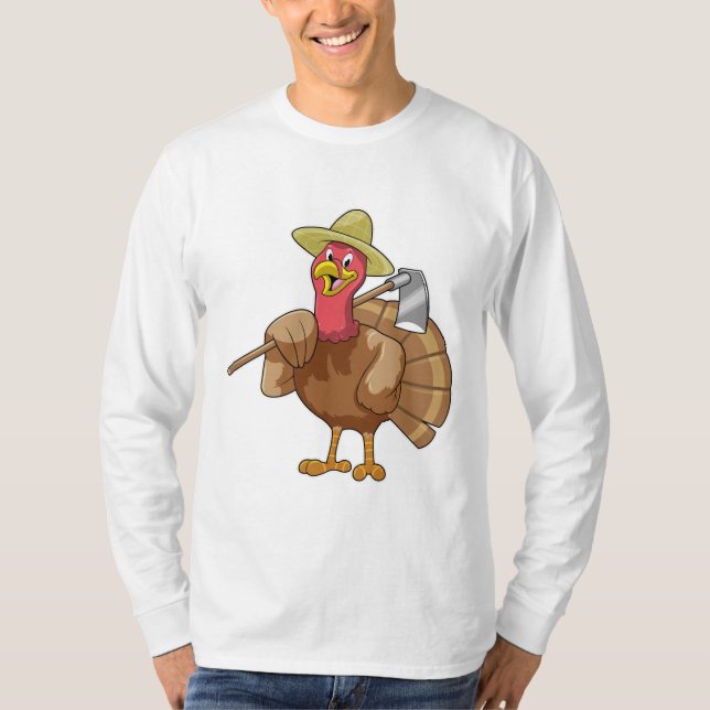 T-shirt Turkey as Farmer (Devant)