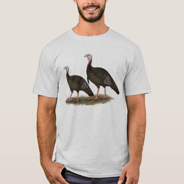 T-shirt Turkeys Eastern Wild Pair (Devant)