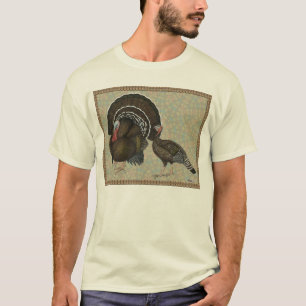 T-shirt Turkeys Standard Bronze Portrait