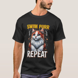 T-shirt Turkish Van NAGER RONRONNER RÉPÉTER Amour de chat
