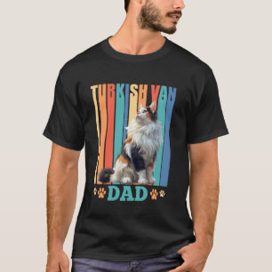 T-shirt TURKISH VAN PAPA Chat Papa Turkish Van Chat Vintag