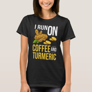 T-shirt Turmeric Curcumin Plante Thé Poudre Épice Boisson 