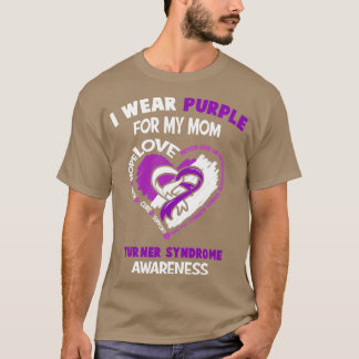 T-shirt Turner Syndrome Sensibilisation Je Porte Turquoise