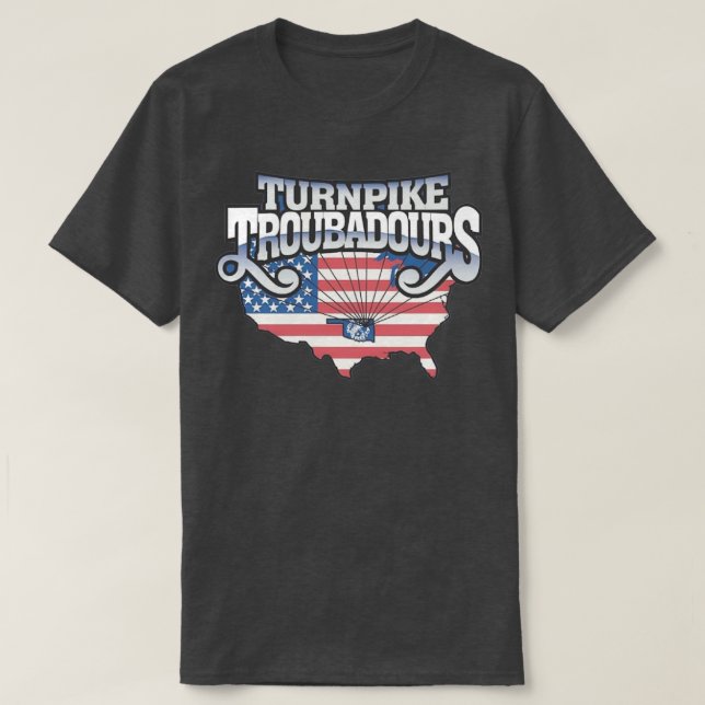 T-SHIRT TURNPIKE TROUBADOURS 1F (Design devant)