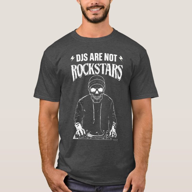 T-shirt Turntable Music DJ Necessities DJ Party Favors fun (Devant)