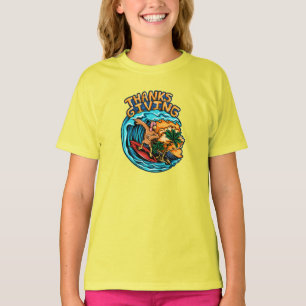 T-shirt Turquie à cheval un Surf-conseil sur les vagues oc